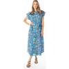 Paige Tunic Dress, Royal Blue - Dresses - 1 - thumbnail