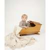 Multi Knit Long Sleeve Footie, Taupe - Footie Pajamas - 2