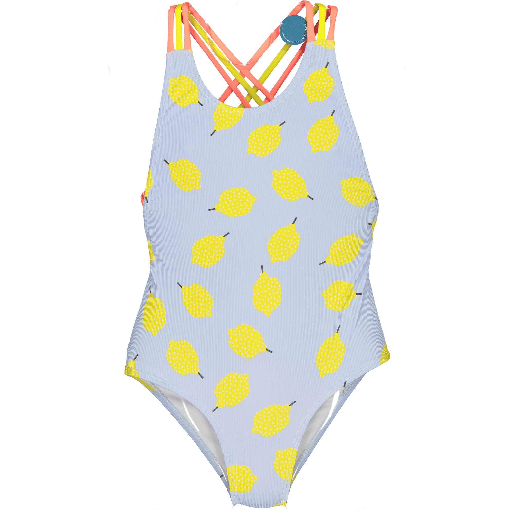 Textured Lemon Swimsuit - One Pieces - 1