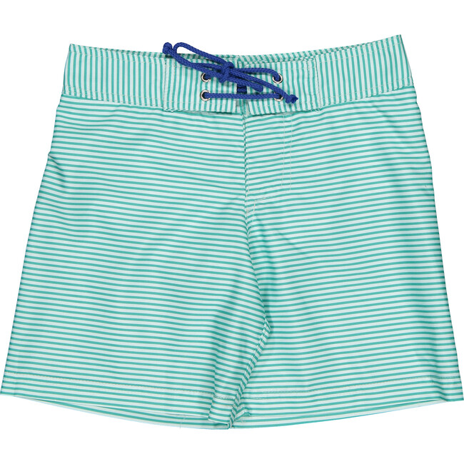 Water Stripes Surfer Swim Shorts