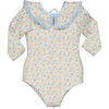 Fragant Flowers Long Sleeve Swimsuit - Rash Guards - 1 - thumbnail