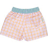 Lilac Squares Classic Swim Shorts - Swim Trunks - 2