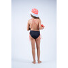 Textured Black Combo Swimsuit - One Pieces - 4