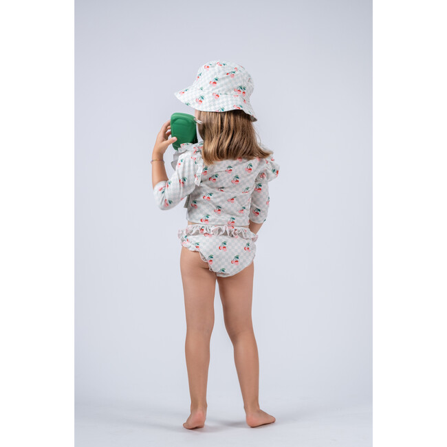 Cherries Squares Bikini Bottom - Two Pieces - 4