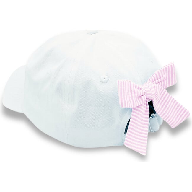 MINI Bow Baseball Hat, White - Hats - 2