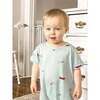 Cotton Shortie Romper, Rowboats - Rompers - 3