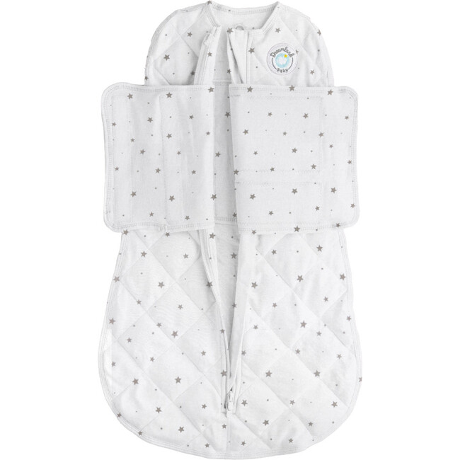 Dream Weighted Sleep Swaddle, Grey Star - Swaddles - 1