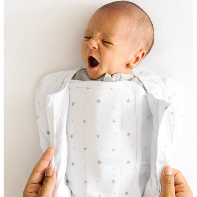 Dream Weighted Sleep Swaddle, Grey Star - Swaddles - 3