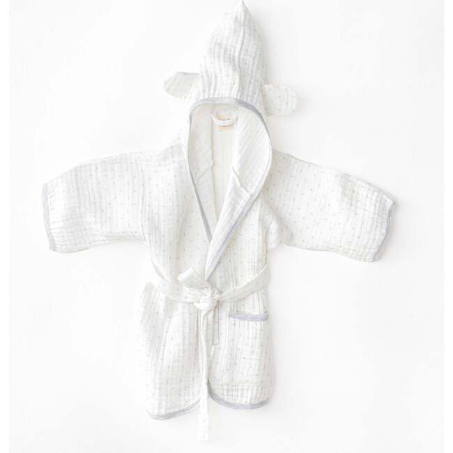 Wawa Boys Bathrobe, White