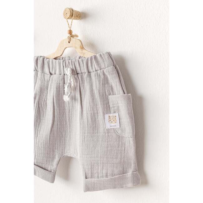 Shorts Happy Animals Outfit, Grey - Mixed Apparel Set - 3