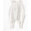Ocean Sleeveless Muslin Romper, White - Rompers - 1 - thumbnail