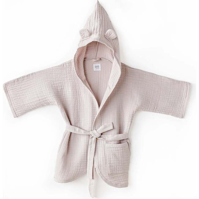 Muslin Home Bathrobe, Beige