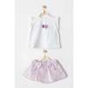 Magical Butterfly Skirt Set, Lilac - Mixed Apparel Set - 2