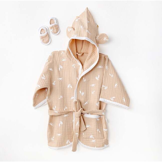 Island Smile Bathrobe, Beige