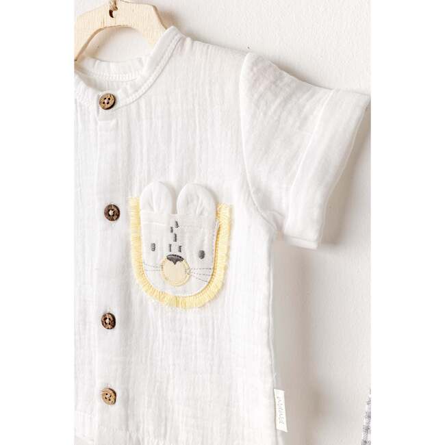 Little King Bunny Pocket Set, Grey - Mixed Apparel Set - 2