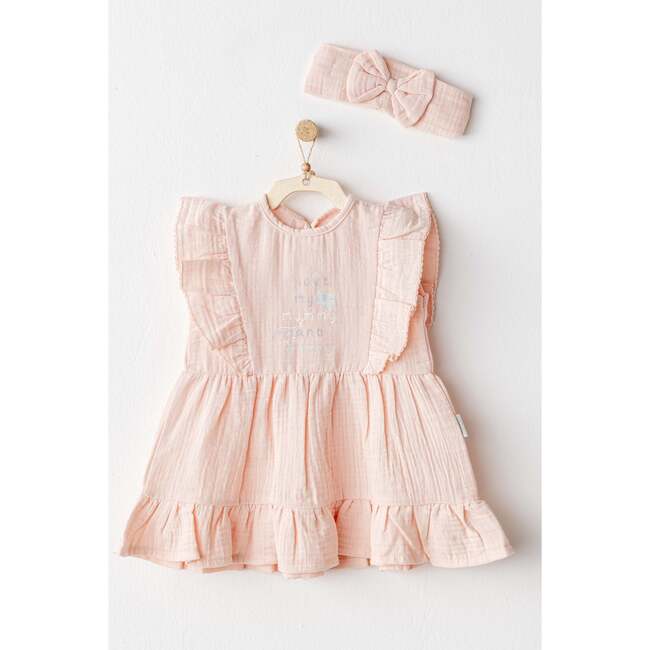 Love Family Muslin Band Set, Salmon - Mixed Apparel Set - 2