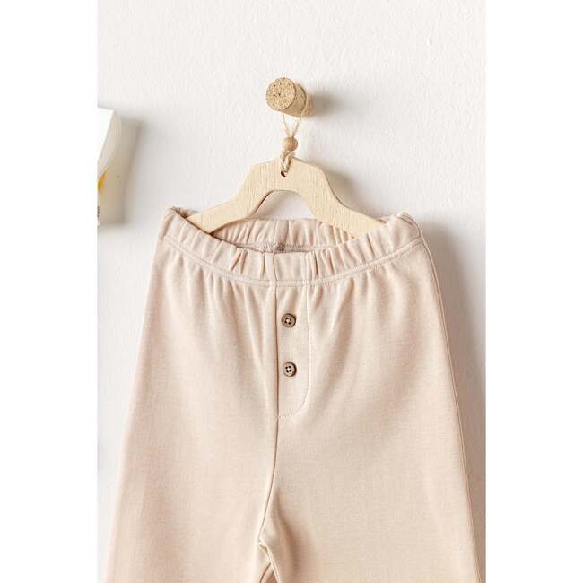 Pants Happy Animal Outfit, Beige - Mixed Apparel Set - 3
