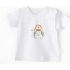 Casual Brave Lion T-Shirt, White - T-Shirts - 1 - thumbnail
