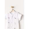 Little King Animal Romper, White - Mixed Apparel Set - 3