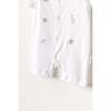Little King Animal Romper, White - Mixed Apparel Set - 4