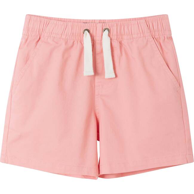 Kids Twill Shorts, Light Coral