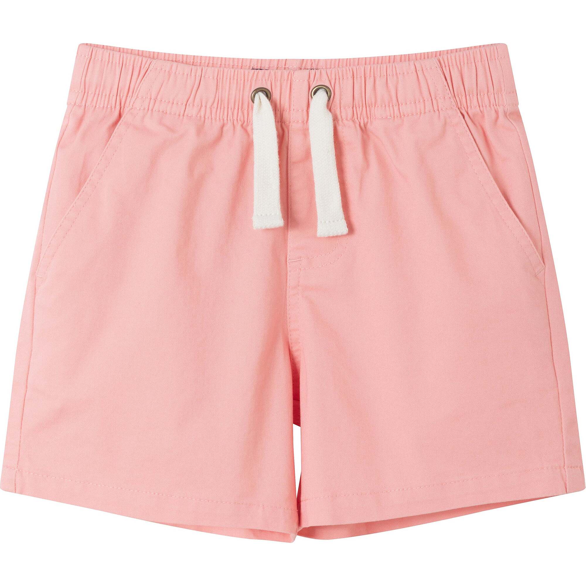 Kids Twill Shorts, Light Coral - Shorts - 1