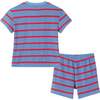 Kids Textured Terry Smiley Patch Set, Stripe - Mixed Apparel Set - 2