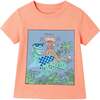 Kids AppliquÃ© Dino Graphic Tee, Orange - T-Shirts - 1 - thumbnail
