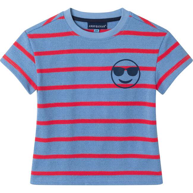 Kids Textured Terry Smiley Patch Set, Stripe - Mixed Apparel Set - 3