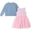Kids Twofer Dress Set, Navy - Mixed Apparel Set - 2