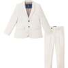 Kids 4 Piece Suit Set, Stone - Mixed Apparel Set - 1 - thumbnail