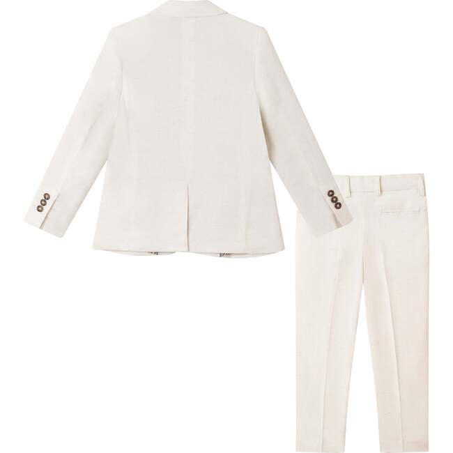 Kids 4 Piece Suit Set, Stone - Mixed Apparel Set - 2