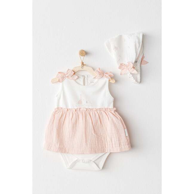Family Love Dress Band Set, Pink - Dresses - 7