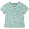 Infant Washed Surfboard Henley and Shorts Set, Lt Green - Mixed Apparel Set - 3