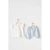 Cuddly Bunny Bear Shorts Set, Blue - Mixed Apparel Set - 6