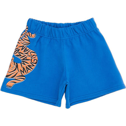Tiger Sweatshort, Blue