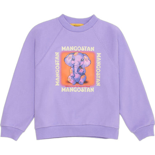 Sweet Elephant Sweatshirt, Lilac