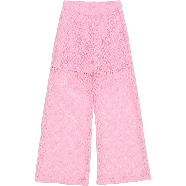 Pommegranate Lace Trousers, Pink