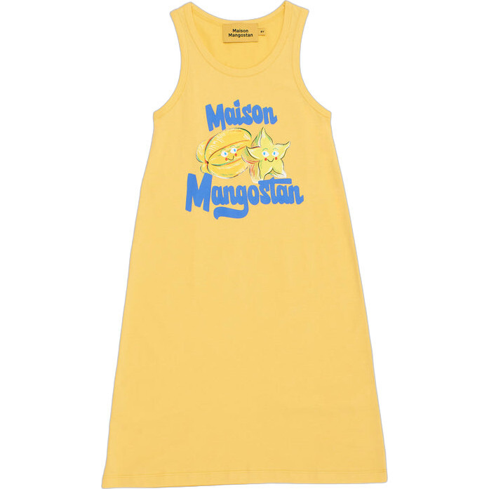 Carambola Tank Dress, Yellow - Dresses - 1