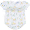 Chicks Print Smocked Bubble - Rompers - 1 - thumbnail