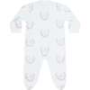 Pink Lamb Print Zipper Footie - Footie Pajamas - 2