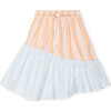Organic Soccer Skirt, Creamsicle Stripe - Skirts - 1 - thumbnail
