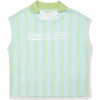Organic Soccer Shirt, Cotton Candy Stripe - Tank Tops - 1 - thumbnail