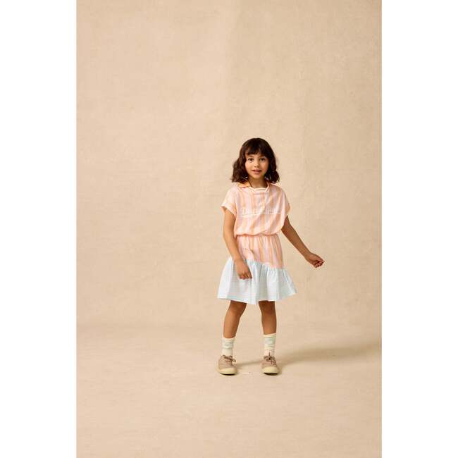 Organic Soccer Skirt, Creamsicle Stripe - Skirts - 2