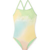 Crossback Swimsuit, Rainbow Sherbet - One Pieces - 1 - thumbnail