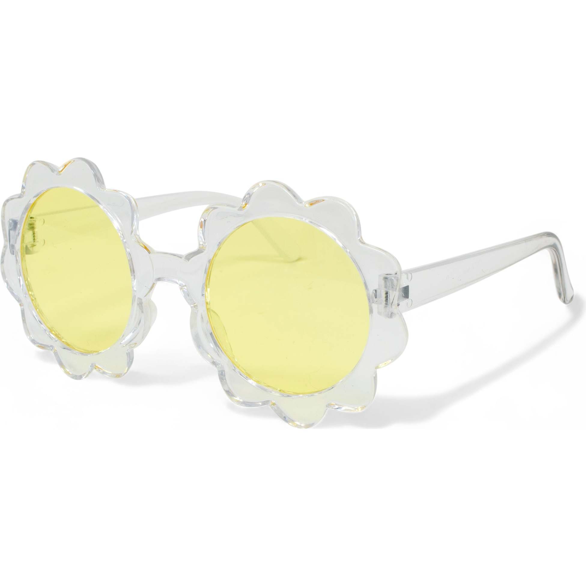 Kid's Transparent Petal Sunglasses, Clear - Sunglasses - 1