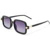 Kid's Rectangle Sunglasses, Black - Sunglasses - 1 - thumbnail