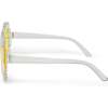Kid's Transparent Petal Sunglasses, Clear - Sunglasses - 2