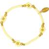 Girl's Tiny Daisies Stretchy Bead Bracelet Set, Green - Bracelets - 2