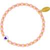Girl's Tiny Daisies Stretchy Bead Bracelet Set, Purple - Bracelets - 3